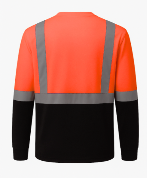Cotton World Hi-Vis Reflective T-Shirt Class 2 Double Tone