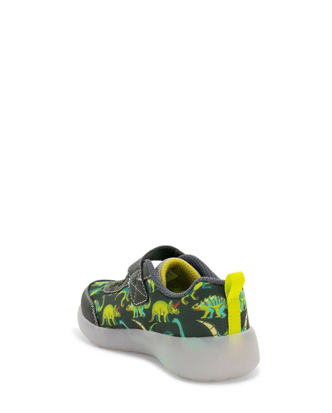 Kids Lighted Flash Feet Sneaker - Green