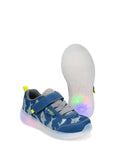 Kids Lighted Flash Feet Shark Sneaker - Blue