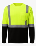 Cotton World Hi-Vis Reflective T-Shirt Class 2 Double Tone