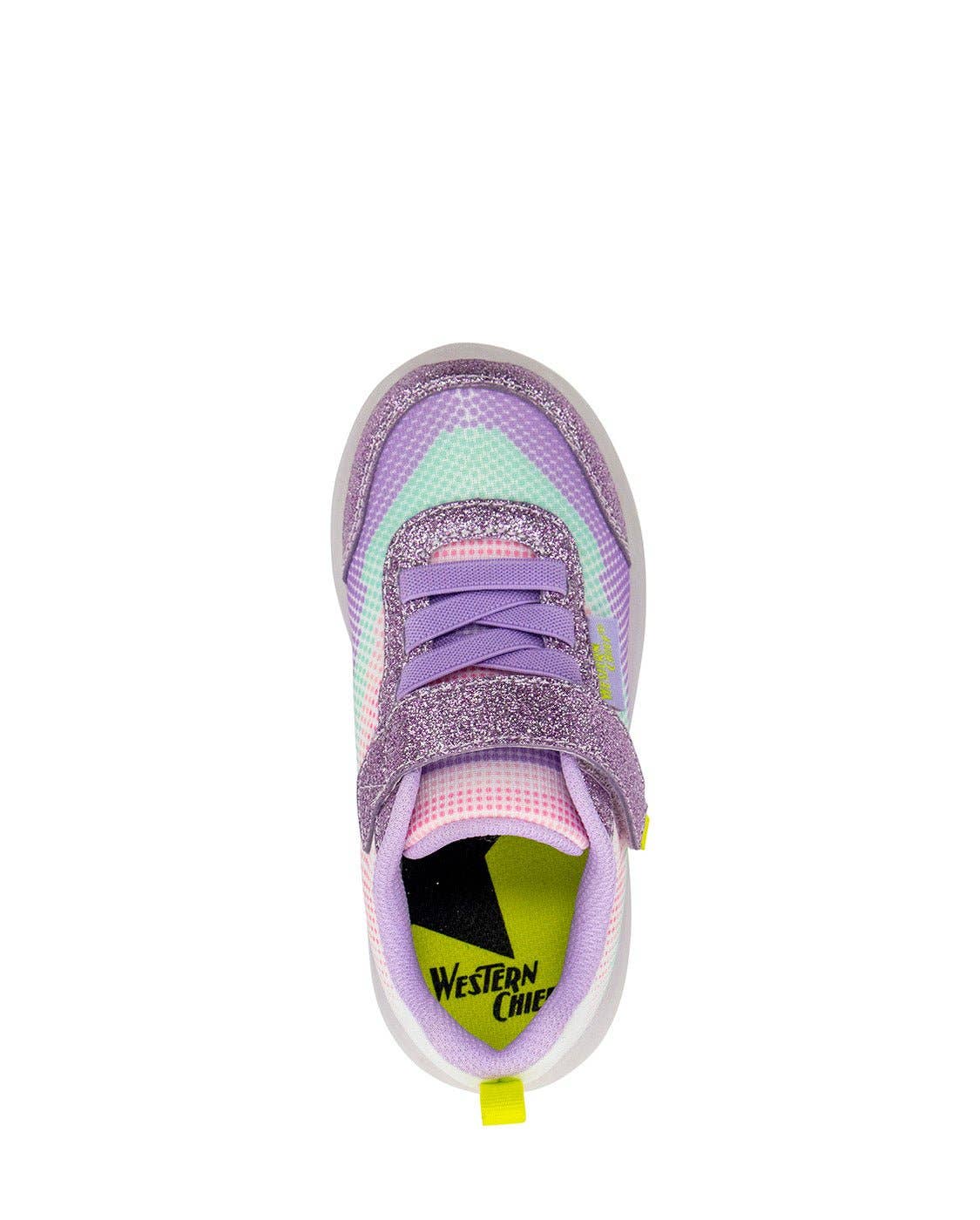 Kids Lighted Flash Feet Sneaker - Purple
