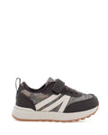 Kids Flow Runner Sneaker- Brown