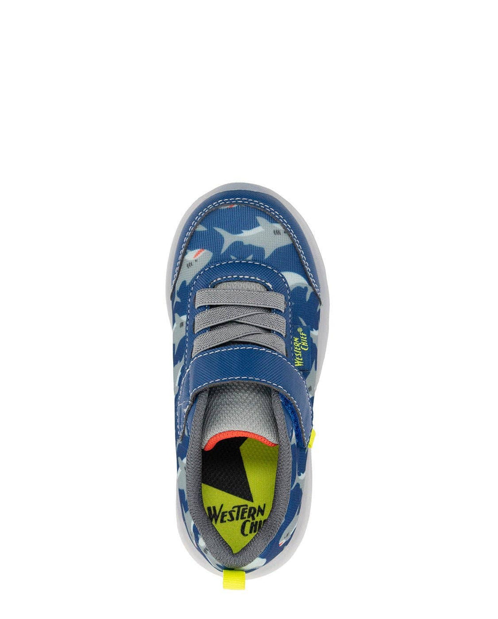 Kids Lighted Flash Feet Shark Sneaker - Blue