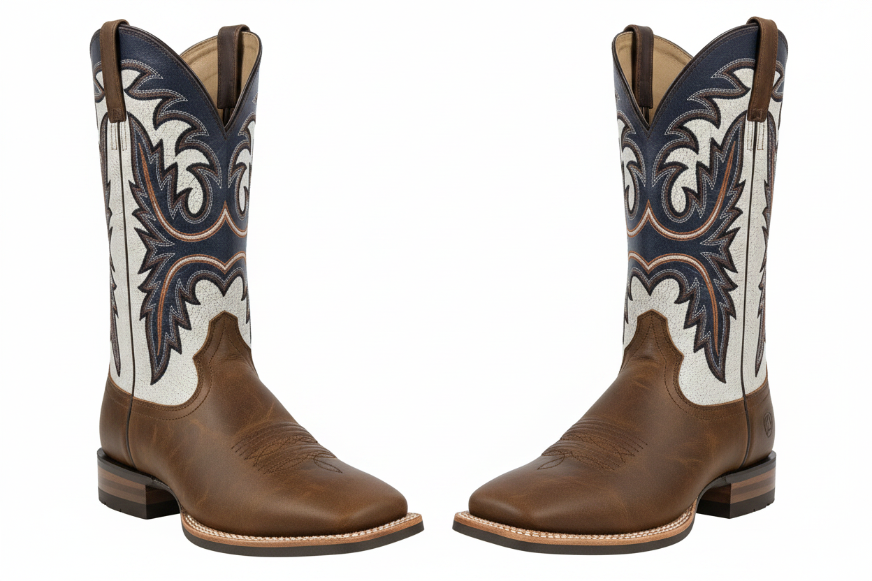 Cowboy Boots - Front View White Background