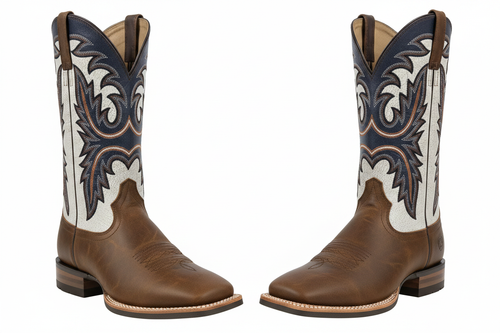 Cowboy Boots - Front View White Background