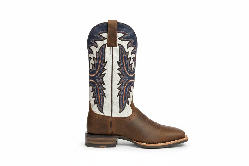 Cowboy Boots - Side View White Background