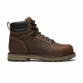 Dark Brown Work Boot - Side View Revised
