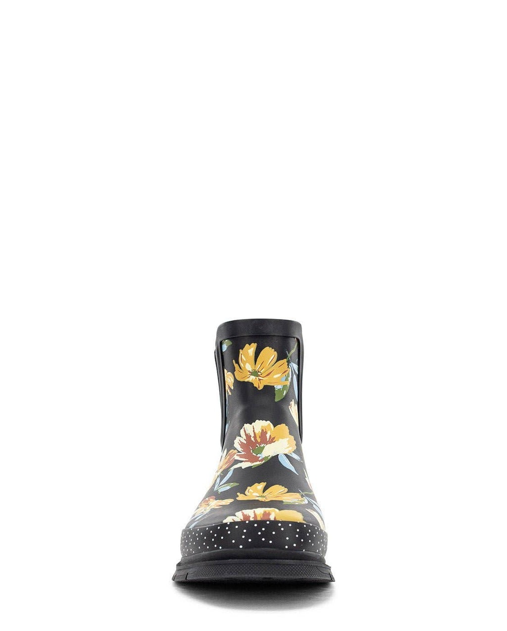 Women's Floral Chelsea Rain Boot - Black