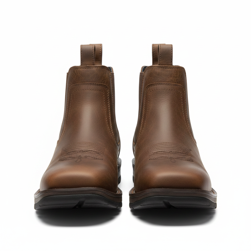 Front pair Durango chelsea boots